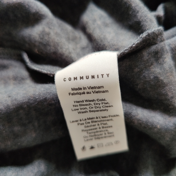 Aritzia Community Crew Longsleeve Midi Dress size M. Stretch jersey, rouching - Picture 6 of 7